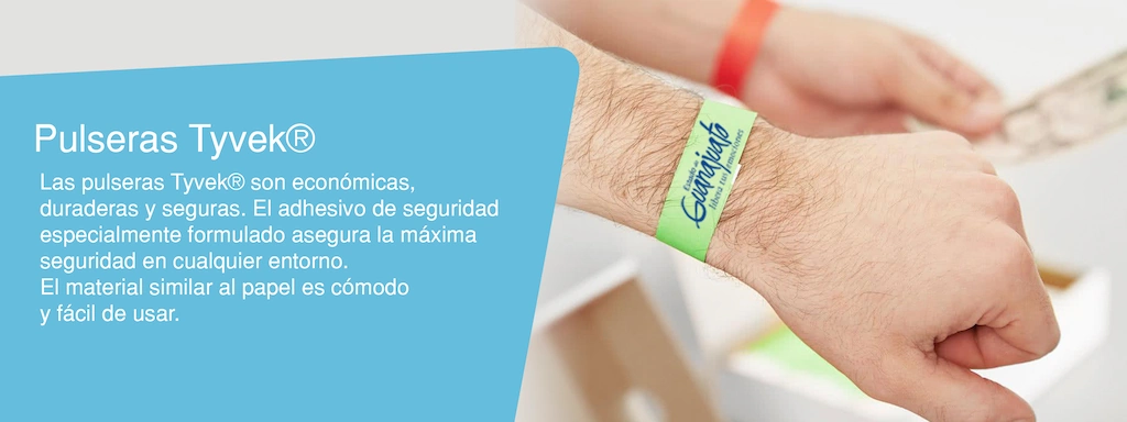 pulseras tyvek leon guanajuato mexico