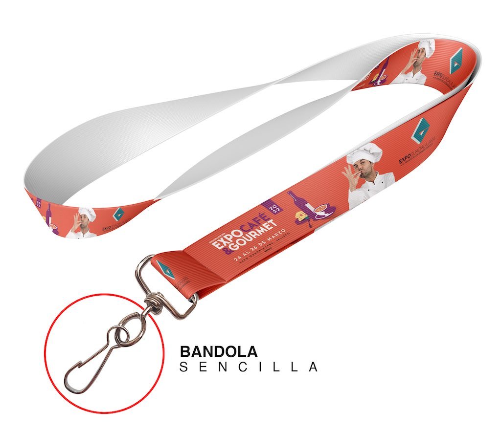 LARGO 95 CM X ANCHO 2.5 CM. BROCHE SENCILLO